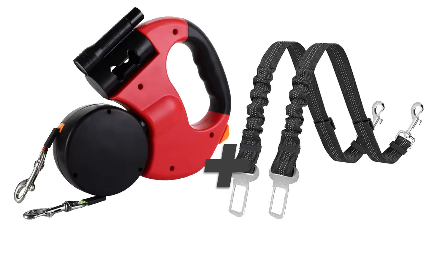 Correa Anti-Enredos Dúo + Correa de Coche GRATIS